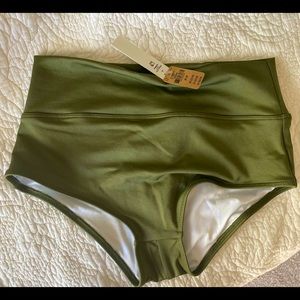 PINK High Waisted Shortie Swim Bottoms